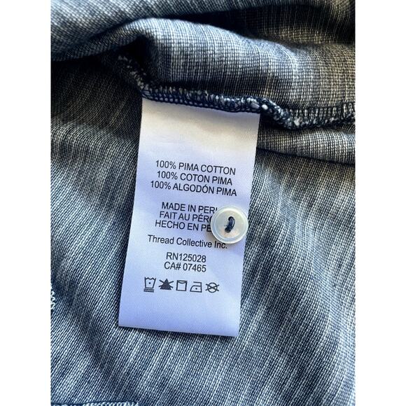 Psycho Bunny Polo Blue  Shirt Mens Size 6 - Picture 3 of 6